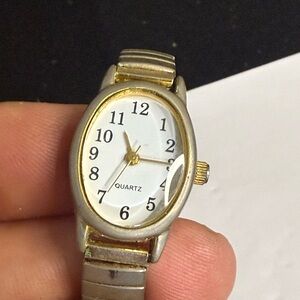 Silver and Gold Quartz Watch